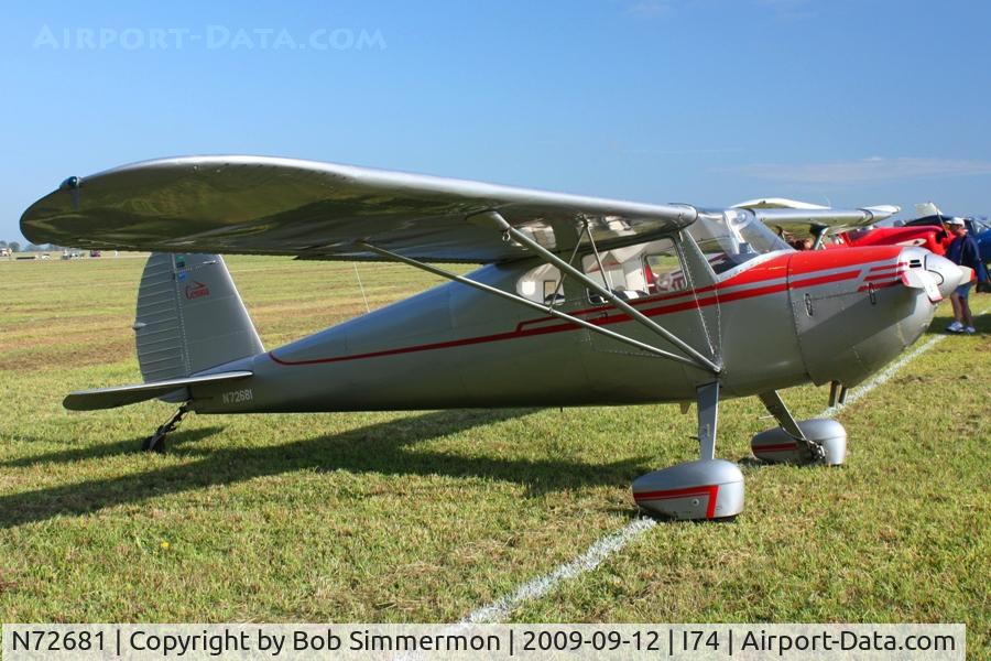 N72681, 1946 Cessna 140 C/N 9857, MERFI fly-in - Urbana, Ohio