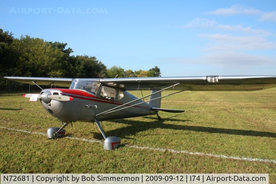 N72681, 1946 Cessna 140 C/N 9857, MERFI fly-in - Urbana, Ohio