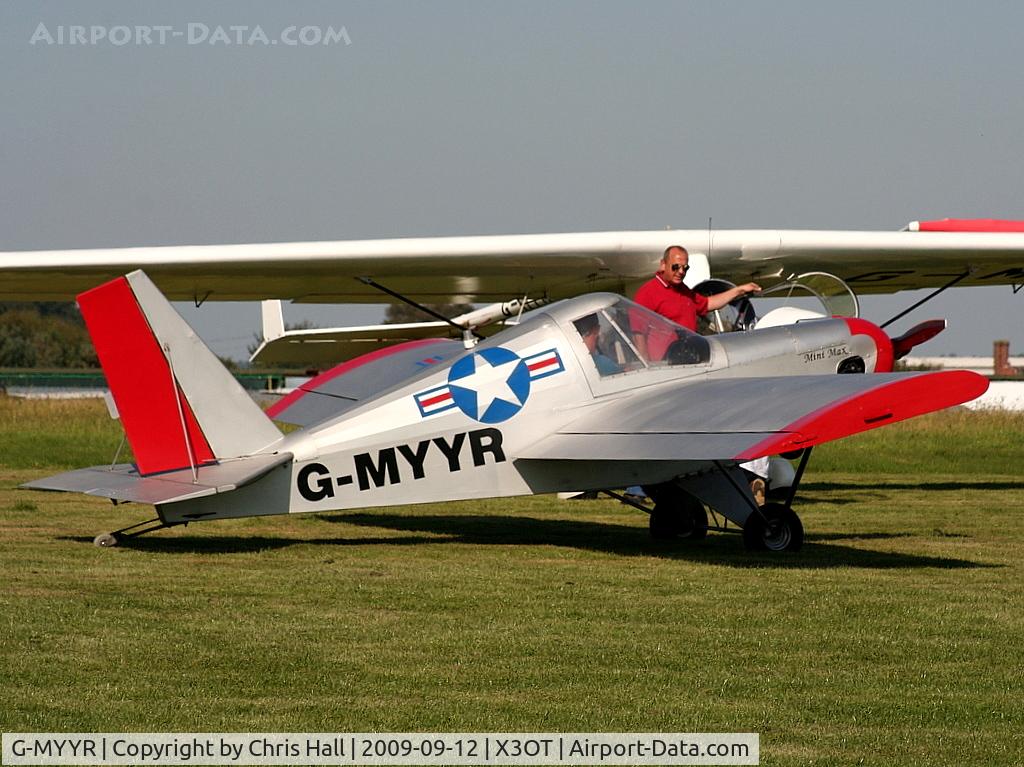 G-MYYR, 1996 Team Mini-Max 91 C/N PFA 186-12724, Staffordshire Aero Club's 25th anniversary fly-in