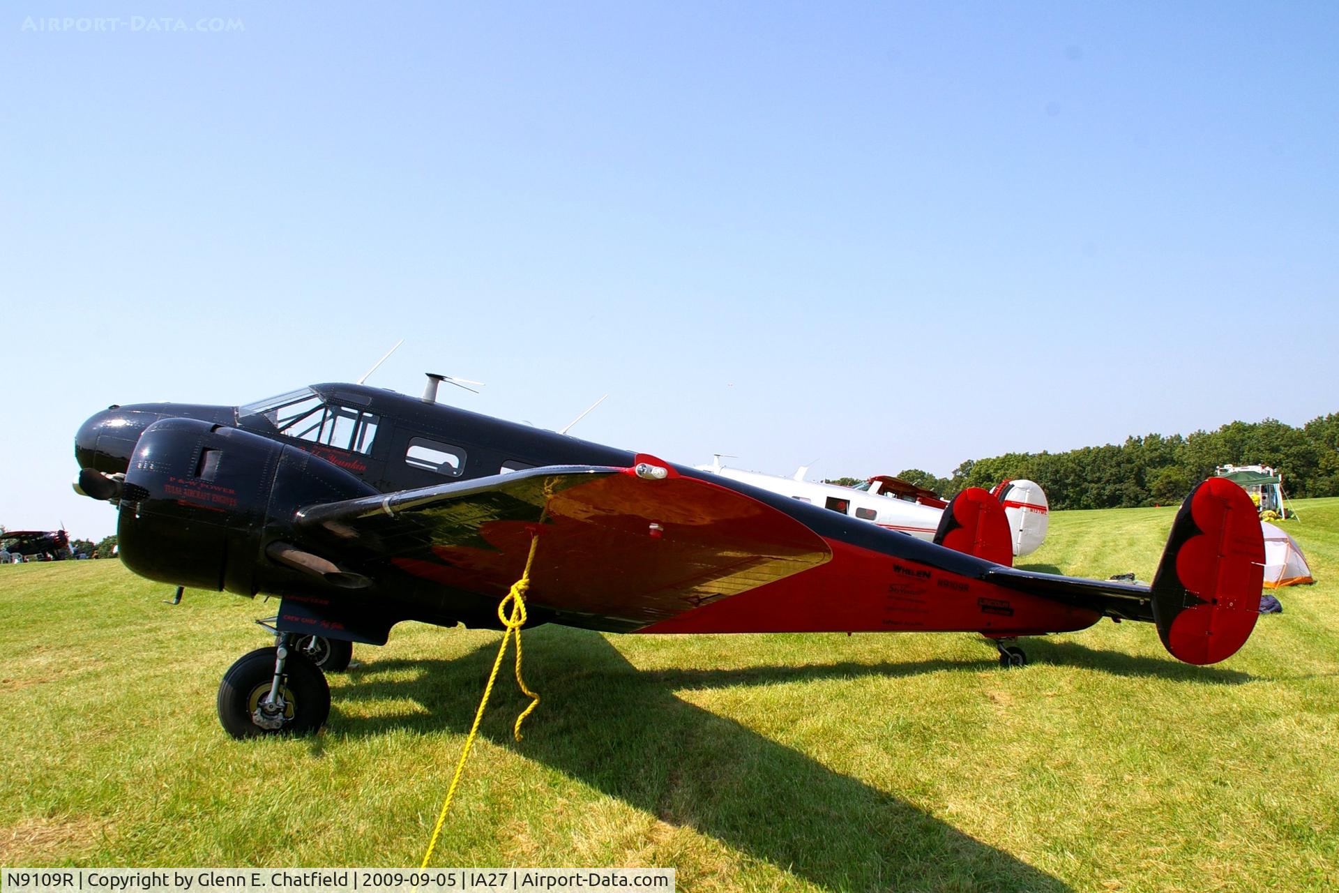 N9109R, 1943 Beech C18S (AT-7C) C/N 4383 (5676), At the Antique Airplane Association Fly In