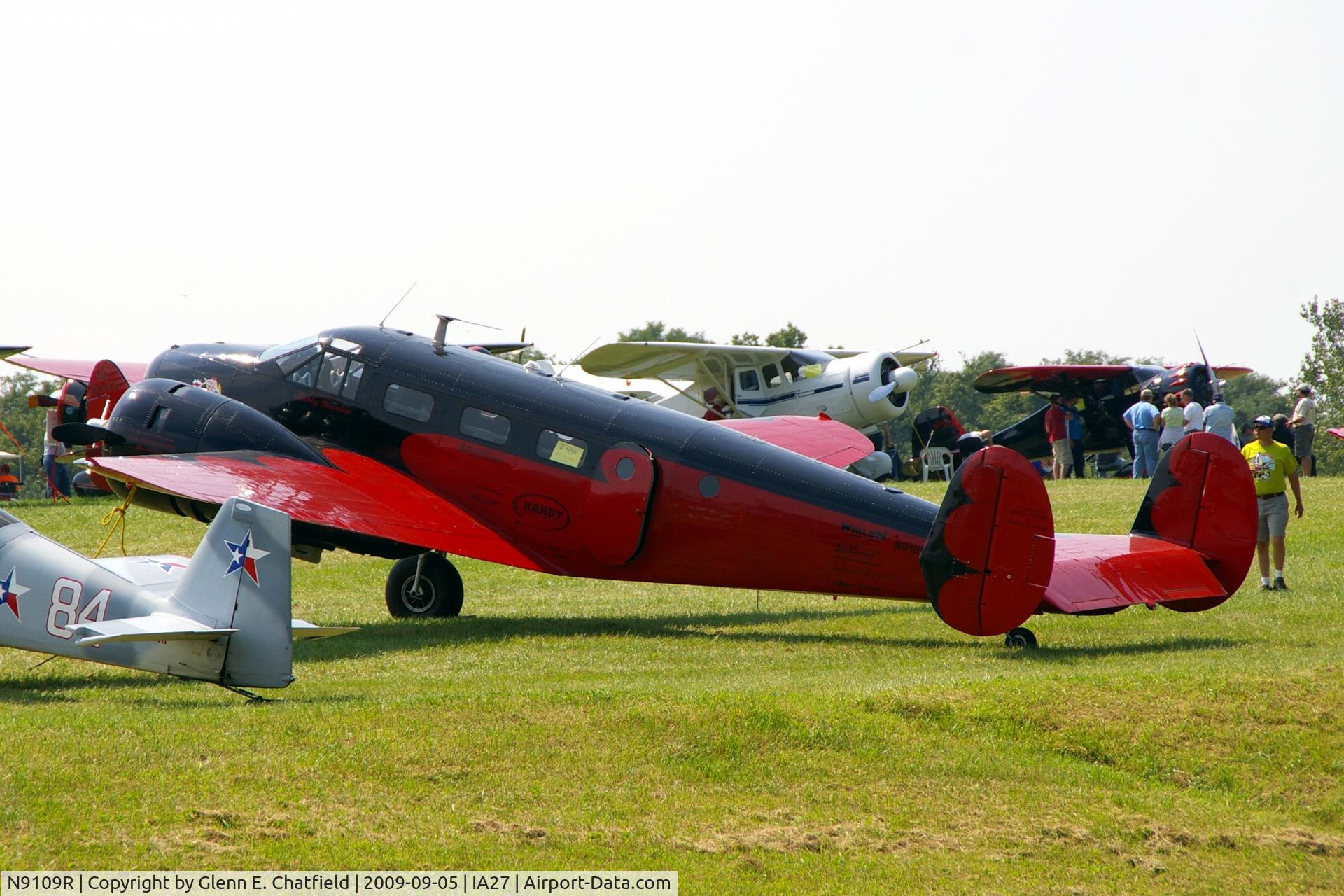 N9109R, 1943 Beech C18S (AT-7C) C/N 4383 (5676), At the Antique Airplane Association Fly In