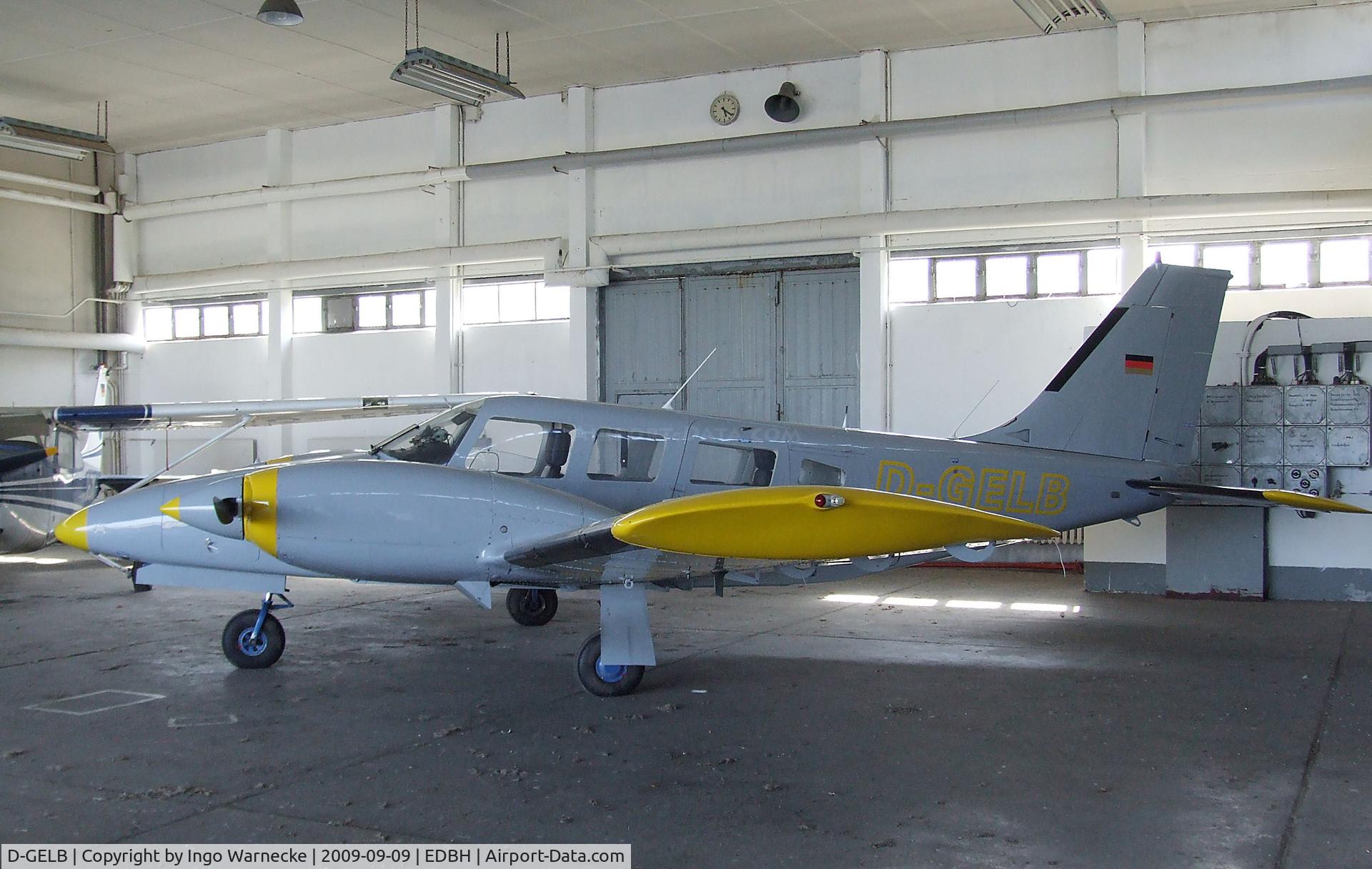 D-GELB, PZL-Mielec M20 C/N 1 AH 003-07, PZL Mielec M20 (polish version of the Piper PA-34-200T Seneca II) at Stralsund/Barth airport 