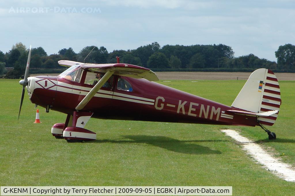G-KENM, 1946 Luscombe 8E Silvaire C/N 2908, Visitor to the 2009 Sywell Revival Rally