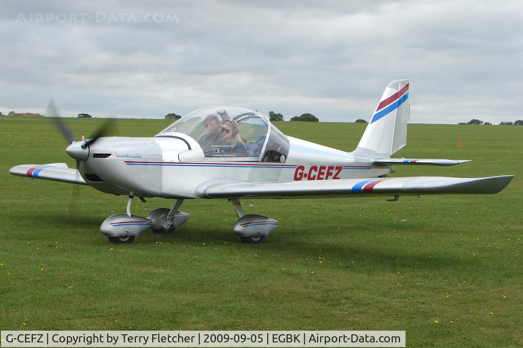 G-CEFZ, 2006 Cosmik EV-97 TeamEurostar UK C/N 2824, Visitor to the 2009 Sywell Revival Rally