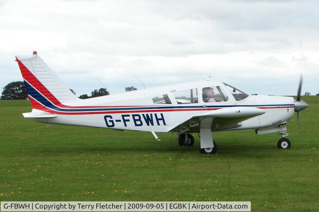 G-FBWH, 1968 Piper PA-28R-180 Cherokee Arrow C/N 28R-30368, Visitor to the 2009 Sywell Revival Rally