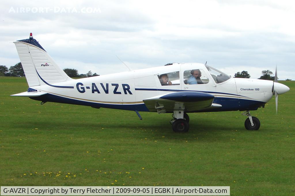 G-AVZR, 1967 Piper PA-28-180 Cherokee C C/N 28-4114, Visitor to the 2009 Sywell Revival Rally