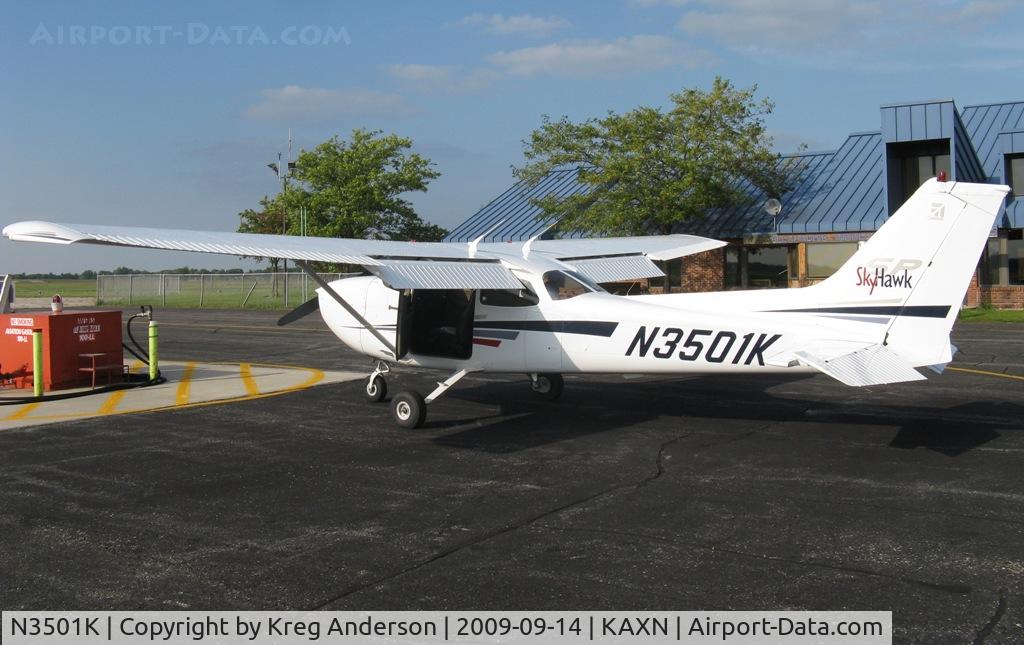N3501K, Cessna 172S C/N 172S8969, Cessna 172S Skyhawk at the fuel pump.