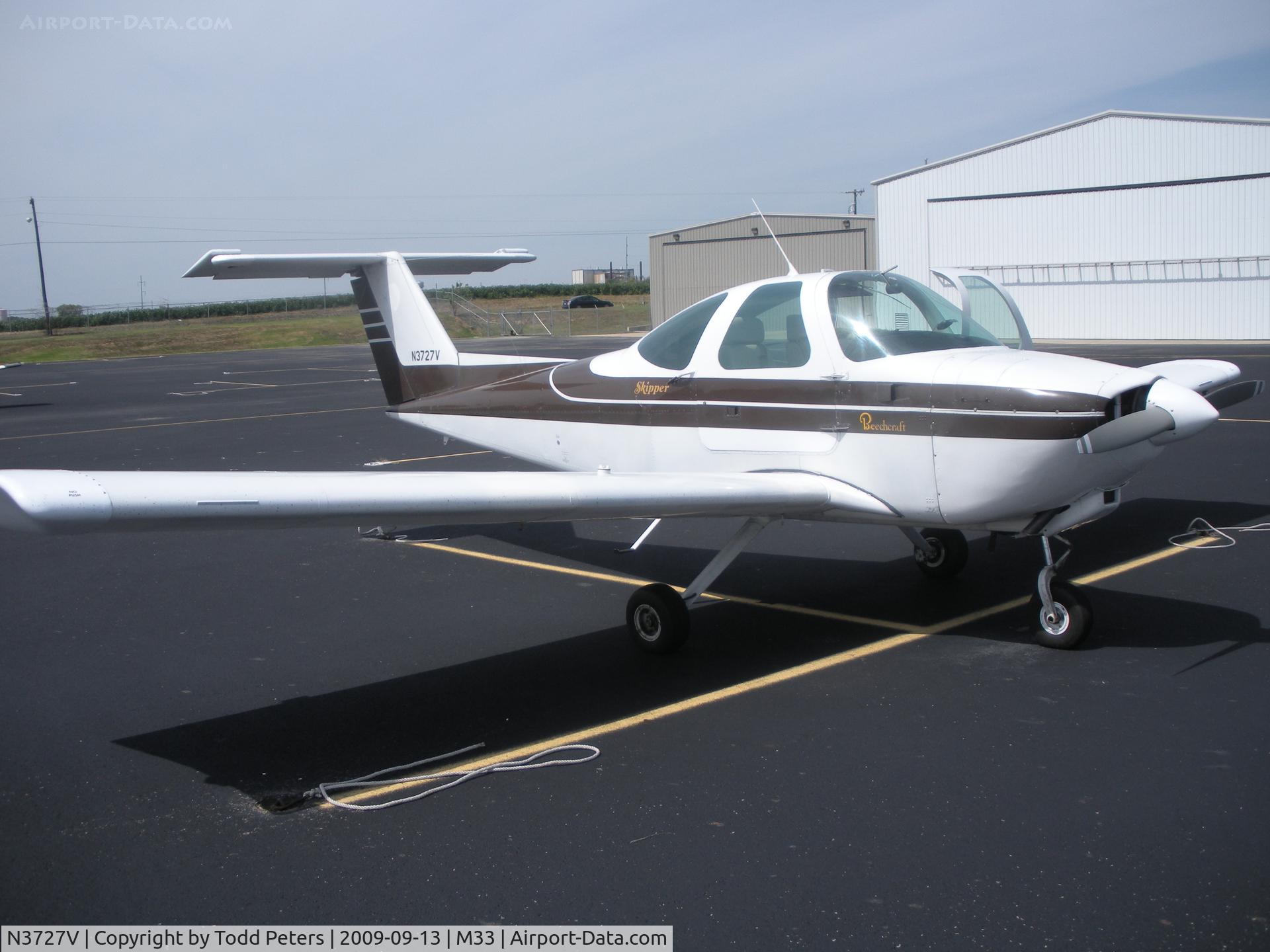N3727V, 1980 Beech 77 Skipper C/N WA-130, BE-77 Skipper 1980 Beechcraft 0-235 115hp Lycoming
