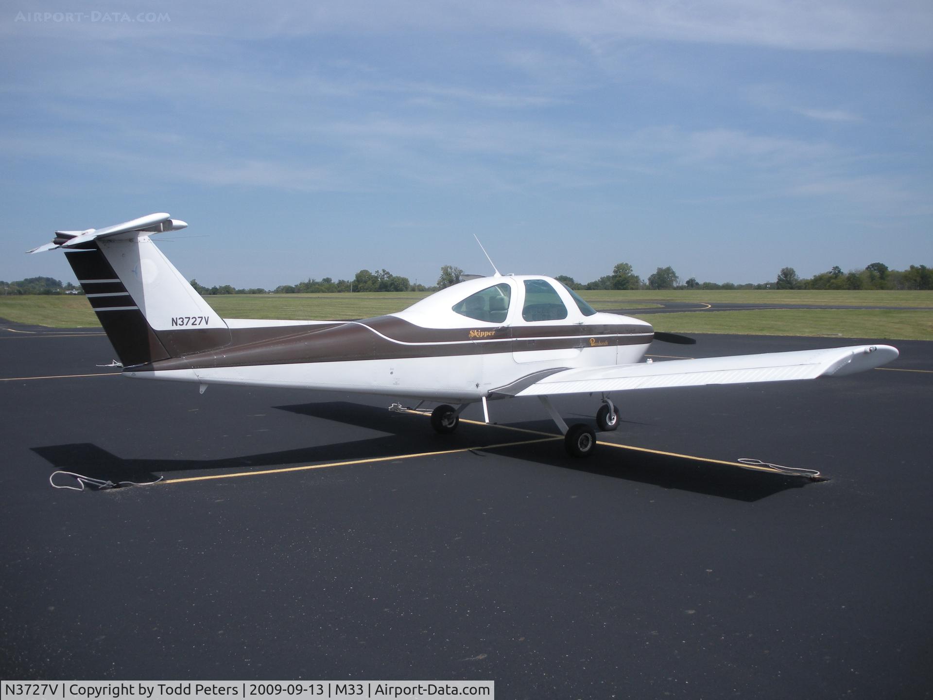 N3727V, 1980 Beech 77 Skipper C/N WA-130, 1980 Beechcraft Skipper 0-235 lycoming 115hp