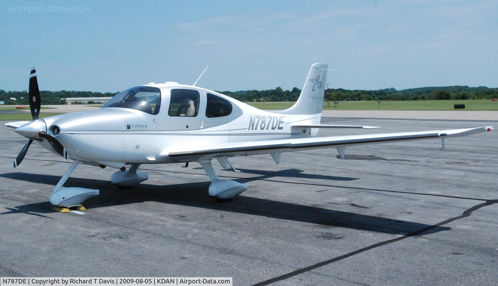 N787DE, 2008 Cirrus SR22 C/N 3061, 2008 Cirrus SR22 in Danville Va.