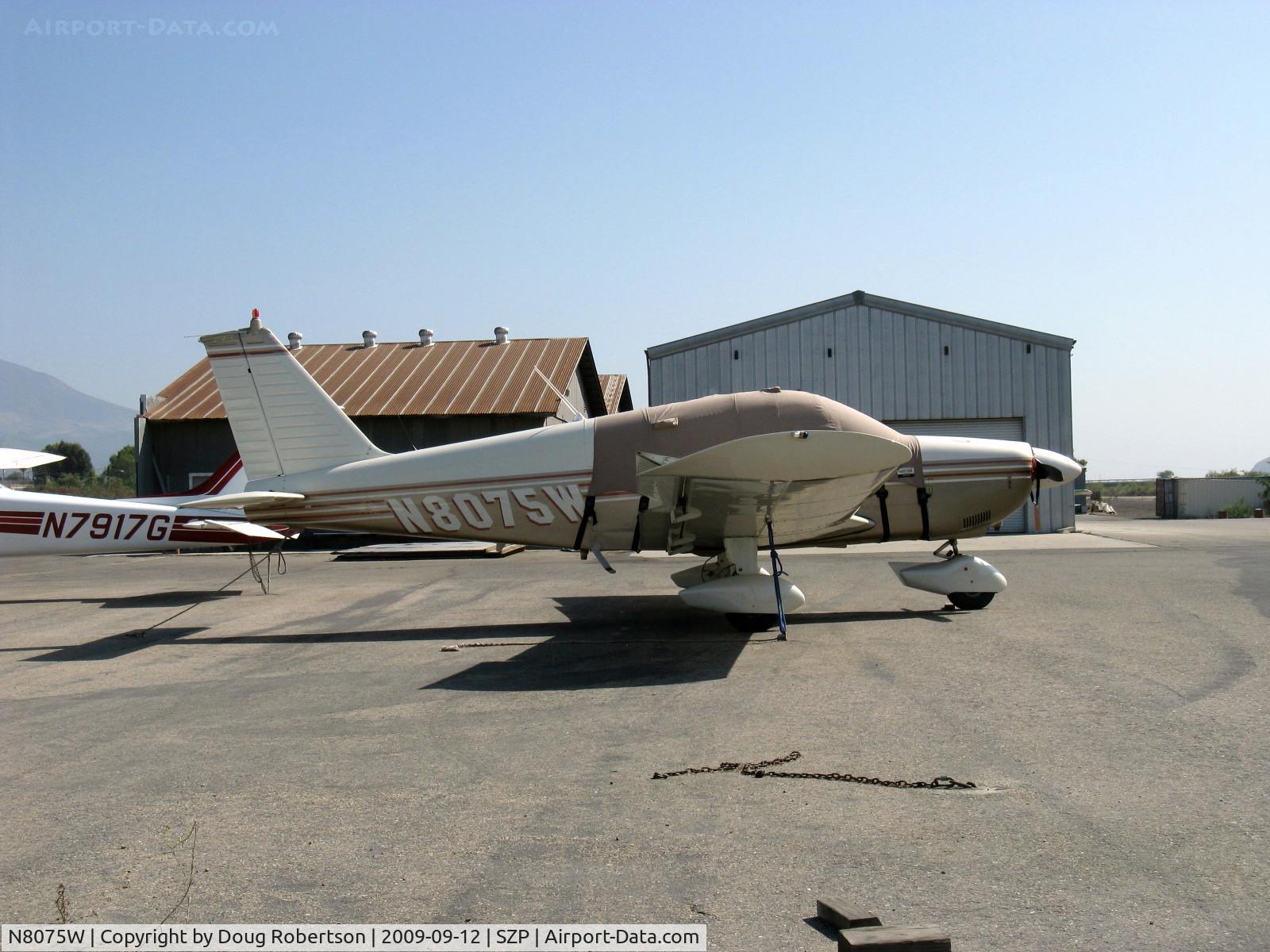 N8075W, 1965 Piper PA-28-180 C/N 28-2163, 1965 Piper PA-28-180 CHEROKEE, Lycoming O&VO-360 180 Hp