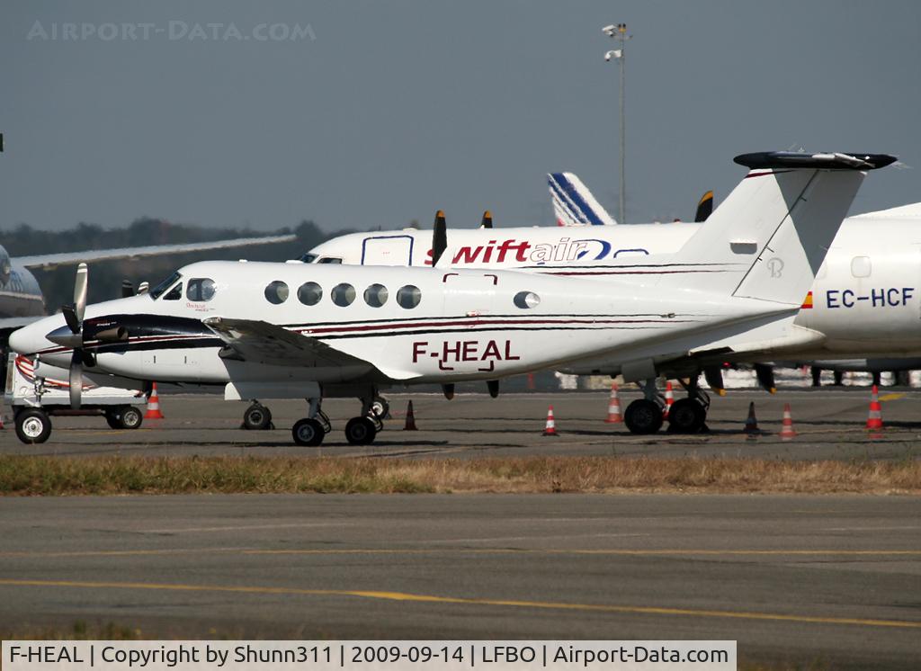 F-HEAL, 2006 Raytheon B200 Super King Air C/N BB-1928, Parked at the General Aviation area...
