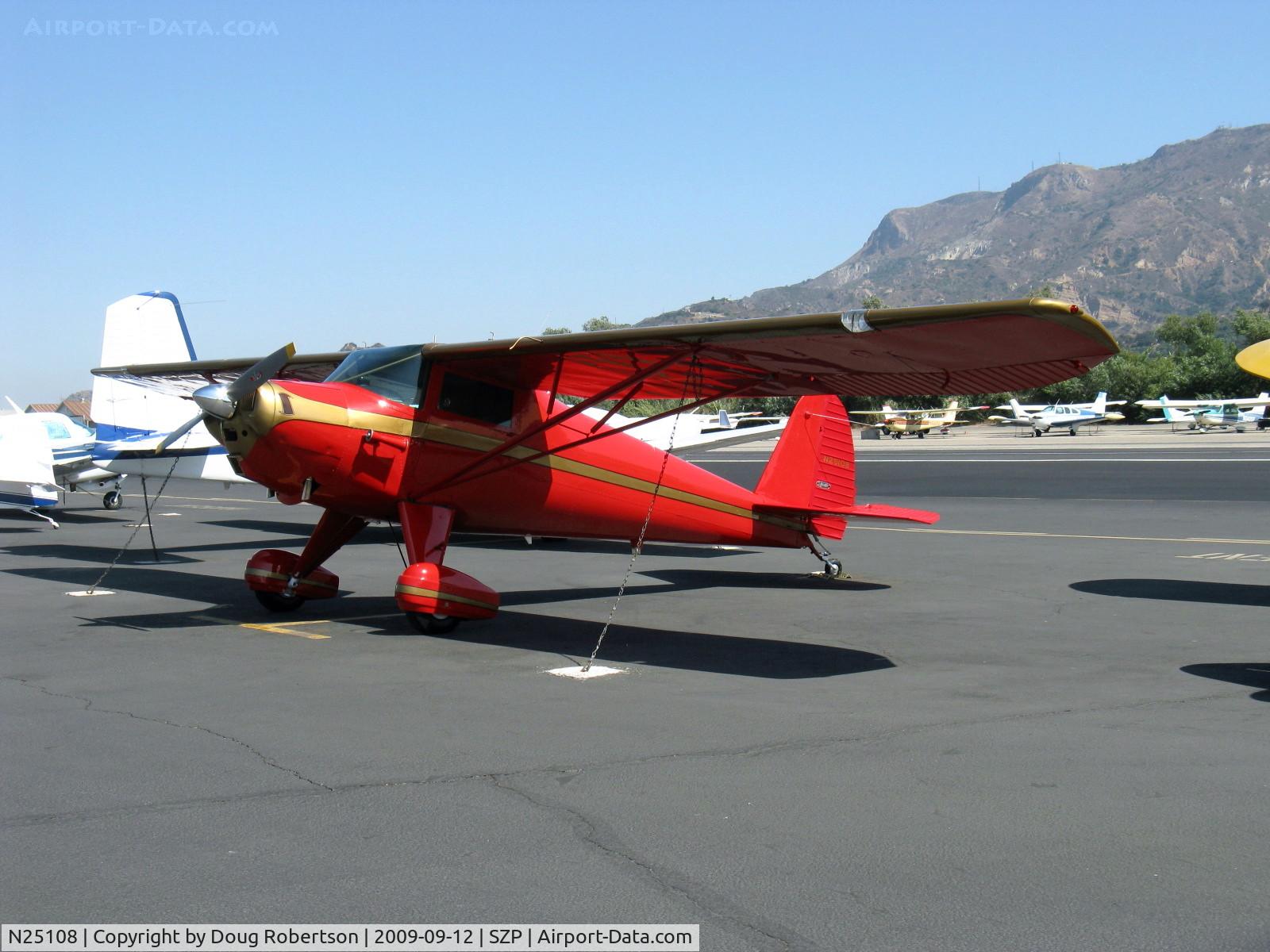 N25108, 1939 Luscombe 8A C/N 1032, 1939 Luscombe 8A, Continental A&C-65 65 Hp