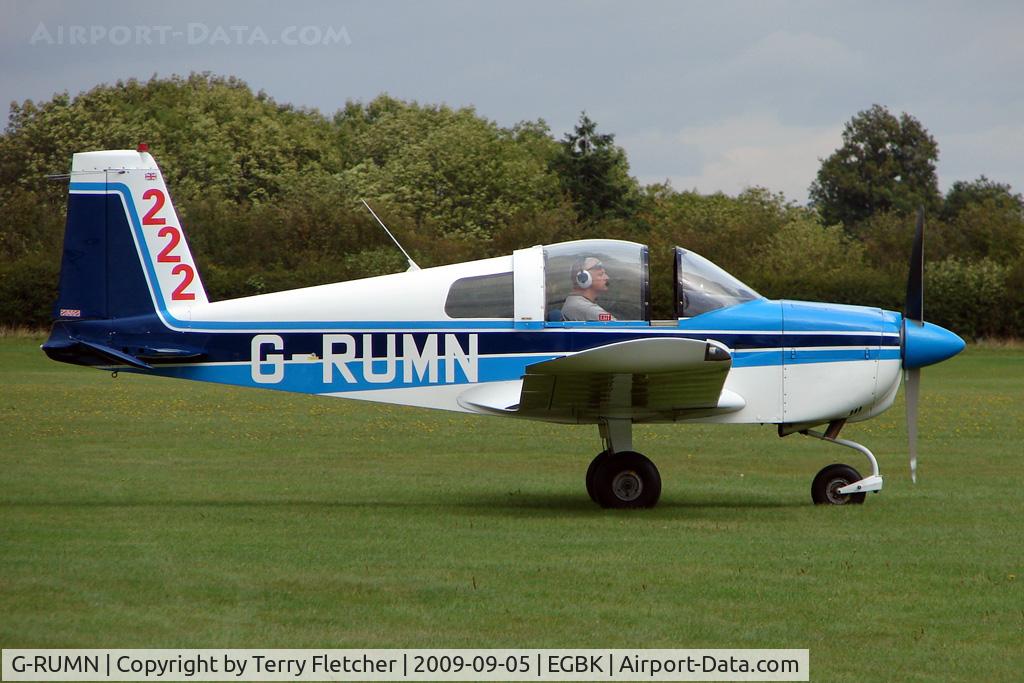 G-RUMN, 1971 American Aviation AA-1A Trainer C/N AA1A-0086, Visitor to the 2009 Sywell Revival Rally
