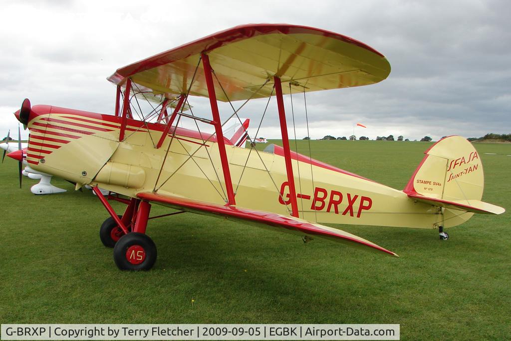 G-BRXP, 1948 Stampe-Vertongen SV-4C C/N 678, Visitor to the 2009 Sywell Revival Rally