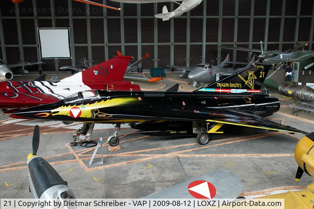21, Saab J-35Oe MkII Draken C/N 35-1421, Saab Draken