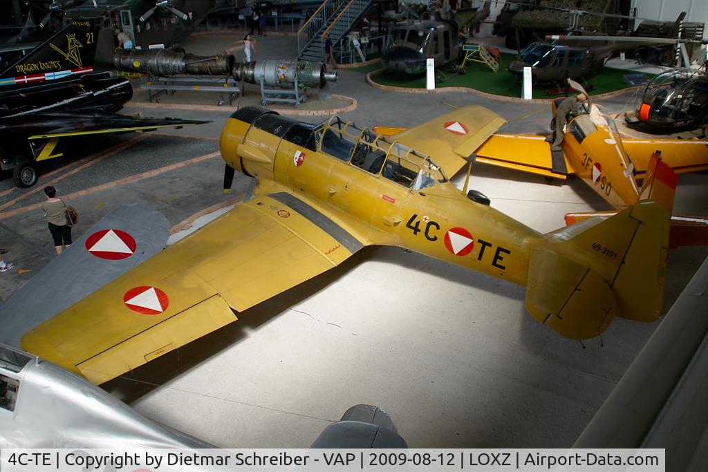4C-TE, 1949 North American LT-6G Texan C/N 168-295, North American T6 Texan