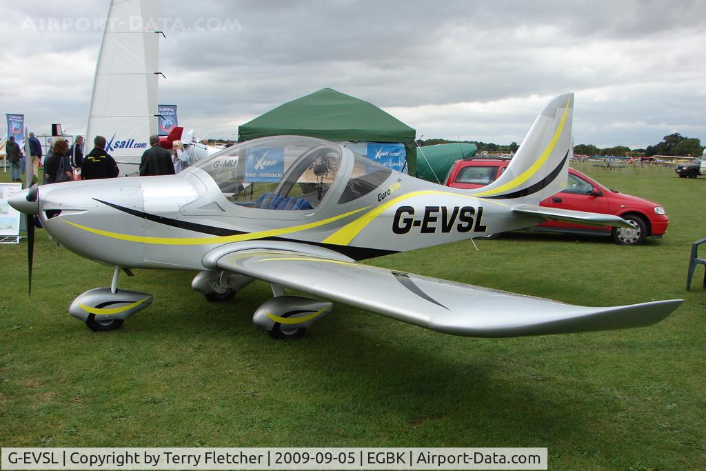 G-EVSL, 2009 Aerotechnik EV-97 Eurostar SL C/N LAA 315B-14891, Visitor to the 2009 Sywell Revival Rally