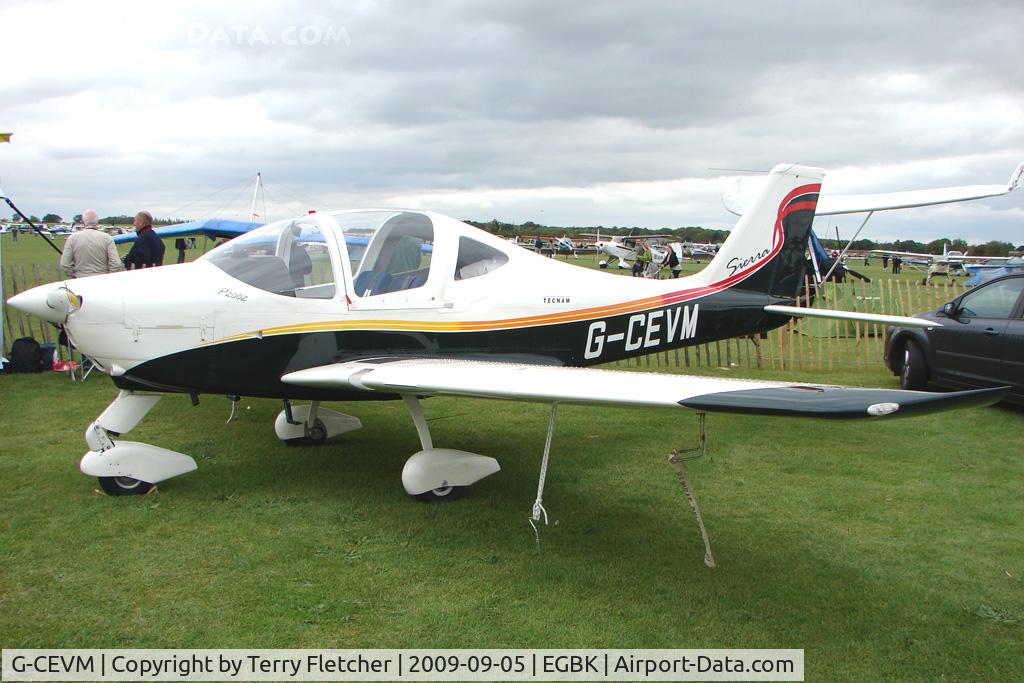 G-CEVM, 2008 Tecnam P-2002EA Sierra C/N PFA 333-14709, Exhibitor at LAA Stands at 2009 Sywell Revival Rally