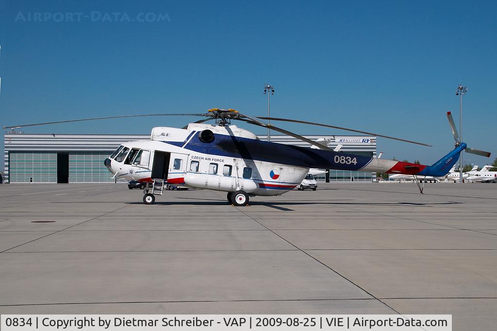 0834, Mil Mi-8S Hip C/N 10834, Czech Air Force Mil Mi8