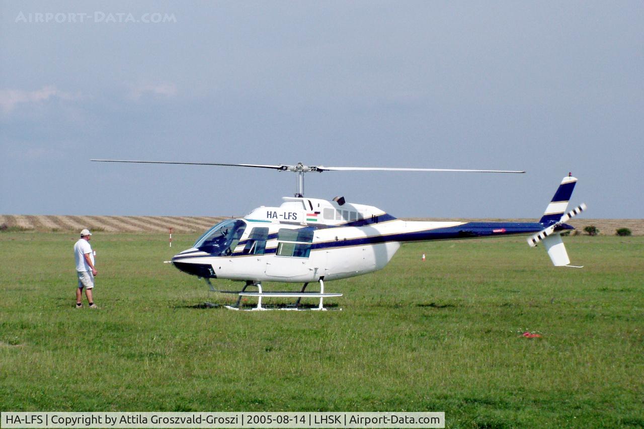 HA-LFS, 1968 Agusta AB-206B JetRanger II C/N 8108, Siófok-Kiliti Airport, LHSK Hungary