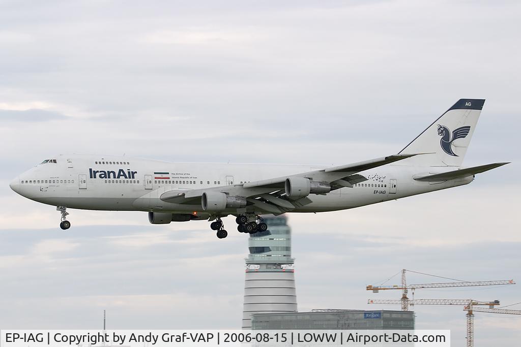 EP-IAG, 1976 Boeing 747-286B C/N 21217, Iran Air 747-200