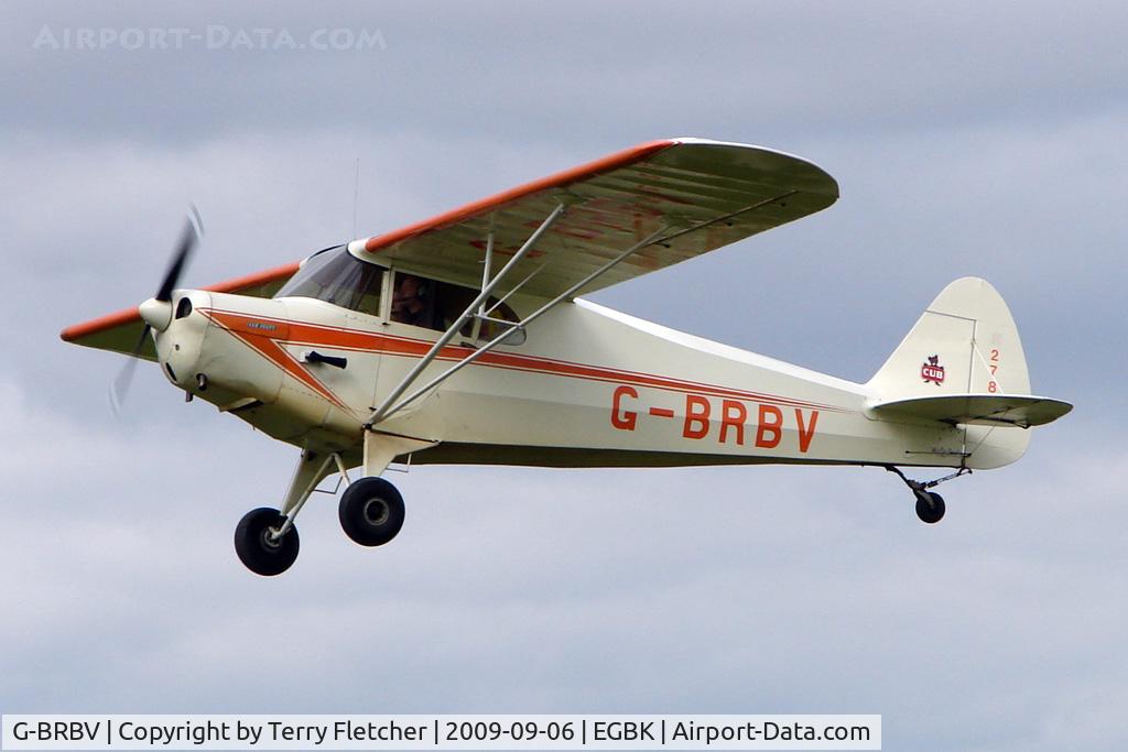 G-BRBV, 1941 Piper J-4A Cub Coupe C/N 4-1080, Visitor to the 2009 Sywell Revival Rally