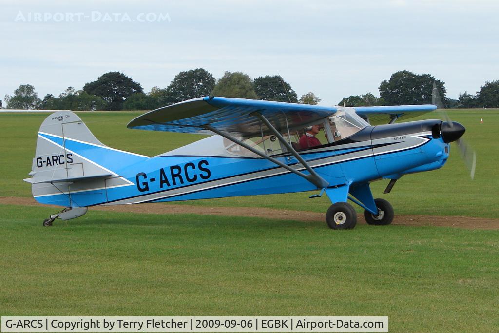 G-ARCS, 1960 Auster D6-180 C/N 3703, Visitor to the 2009 Sywell Revival Rally