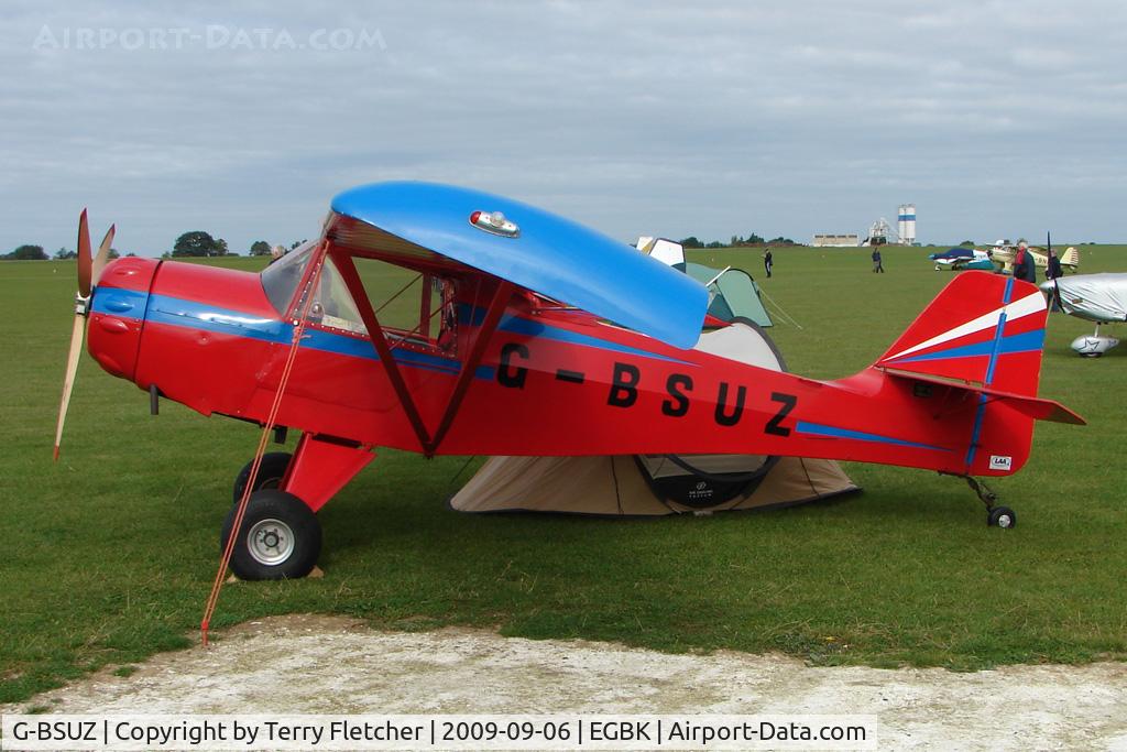 G-BSUZ, 1990 Denney Kitfox Mk3 C/N PFA 172-11875, Visitor to the 2009 Sywell Revival Rally