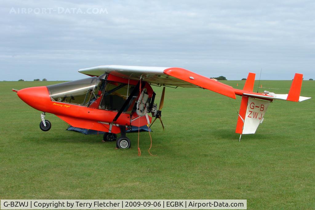 G-BZWJ, 2002 CFM Streak Shadow C/N PFA 206-13553, Visitor to the 2009 Sywell Revival Rally