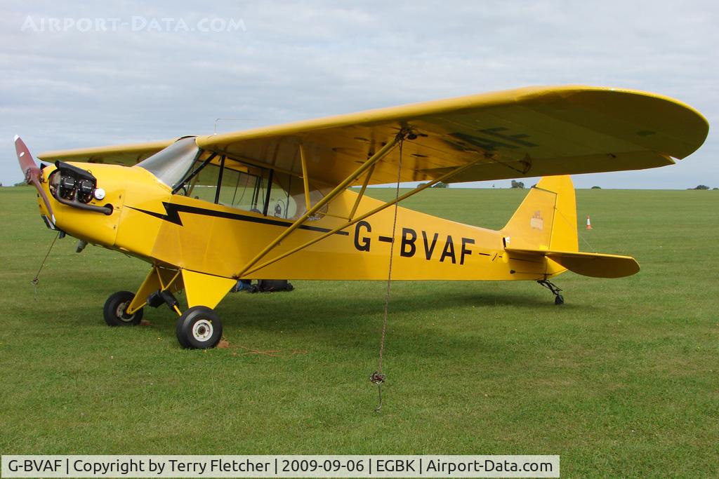 G-BVAF, 1940 Piper J3C-65 Cub Cub C/N 4645, Visitor to the 2009 Sywell Revival Rally