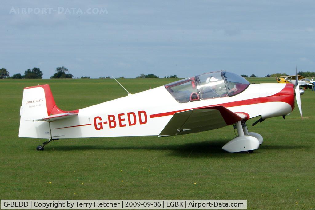 G-BEDD, 1958 Jodel D-117A C/N 915, Visitor to the 2009 Sywell Revival Rally