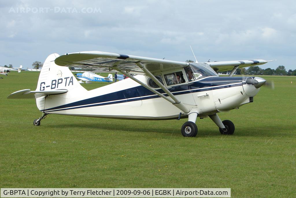 G-BPTA, 1947 Stinson 108-2 Voyager C/N 108-3429, Visitor to the 2009 Sywell Revival Rally