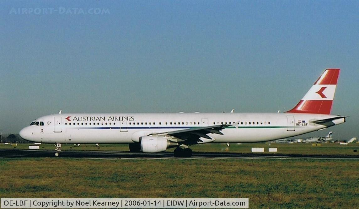 OE-LBF, 2001 Airbus A321-211 C/N 1458, Departing off Rwy 28