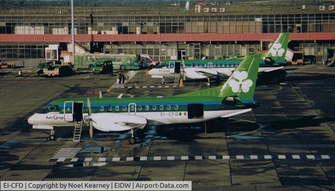 EI-CFD, 1991 Saab 340B C/N 340B-257, Saab 340B c/n 257 Operated by EIN 1991-1995 (Scanned Image)