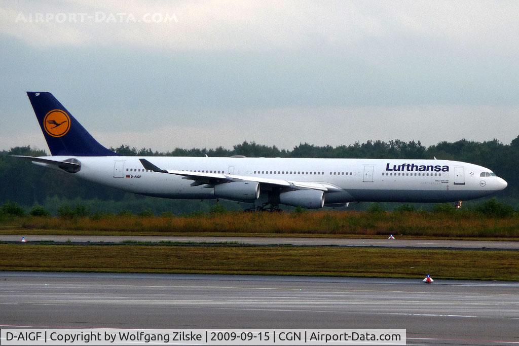 D-AIGF, 1994 Airbus A340-311 C/N 035, Diversion FRA