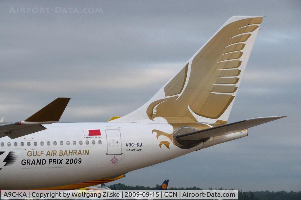 A9C-KA, 1999 Airbus A330-243 C/N 276, Tail