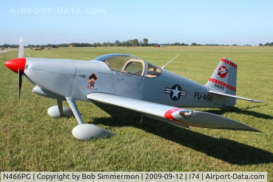 N466PG, 1998 Vans RV-6 C/N 21096, MERFI fly-in.  Urbana, Ohio
