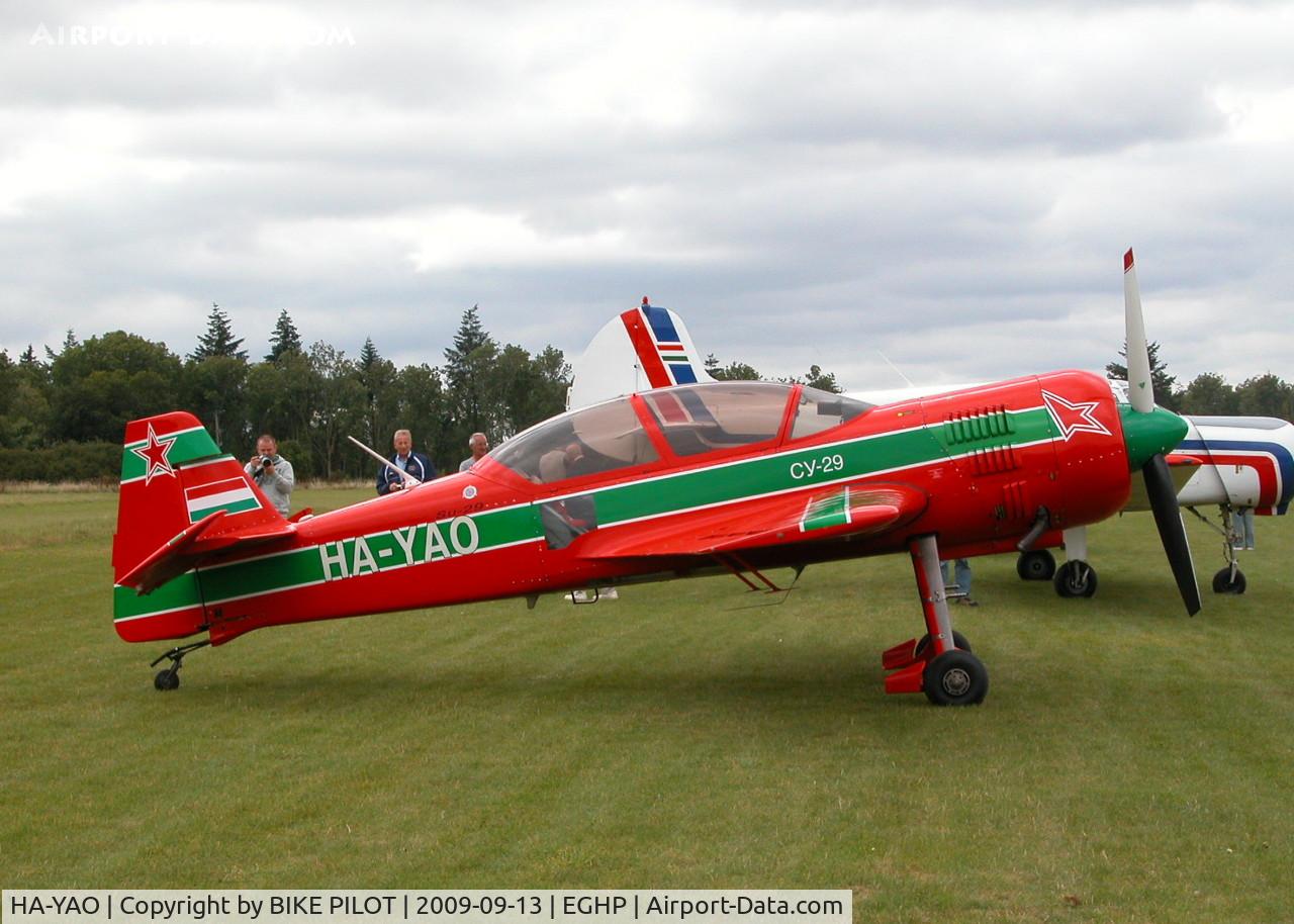 HA-YAO, 1998 Sukhoi Su-29 C/N N0001-01, POPHAM RUSSIAN AIRCRAFT FLY-IN