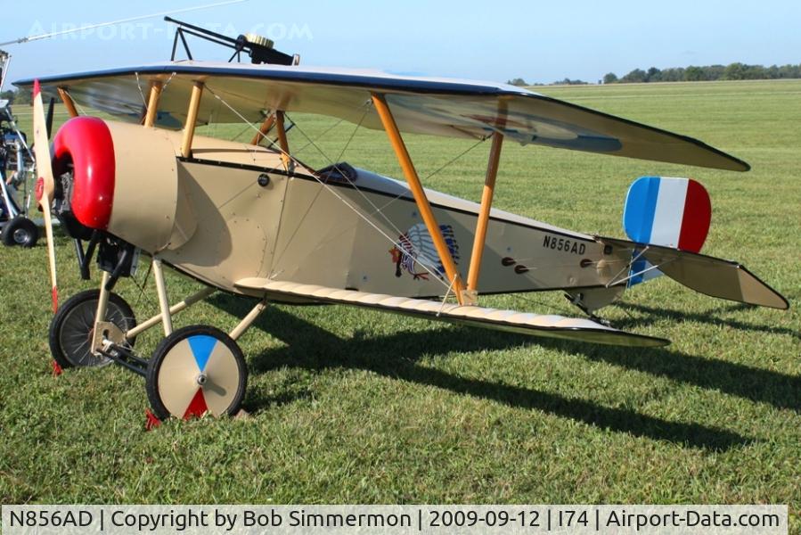 N856AD, 2003 Nieuport C-1 Replica C/N 82856, MERFI fly-in, Urbana, Ohio