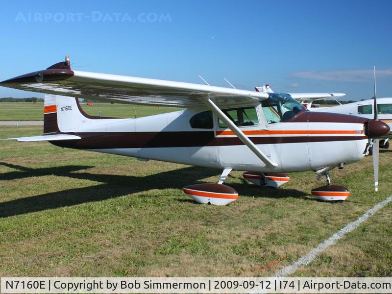 N7160E, 1959 Cessna 182B Skylane C/N 51717, MERFI fly-in, Urbana, Ohio