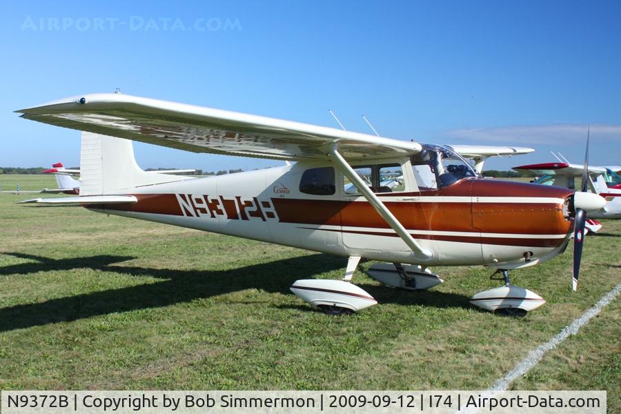 N9372B, 1958 Cessna 175 Skylark C/N 55172, MERFI fly-in, Urbana, Ohio