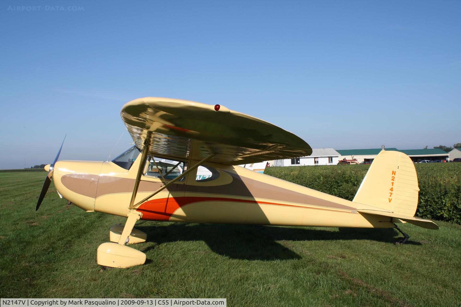 N2147V, 1948 Cessna 140 C/N 14374, Cessna 140