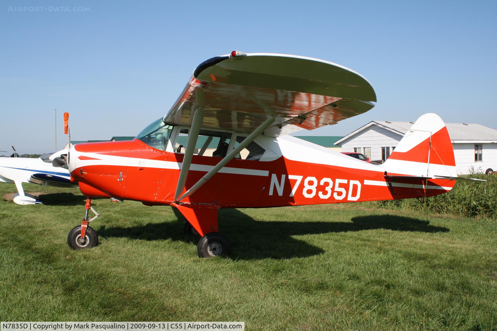 N7835D, 1957 Piper PA-22-150 Tri-Pacer C/N 22-5481, Piper PA-22-150