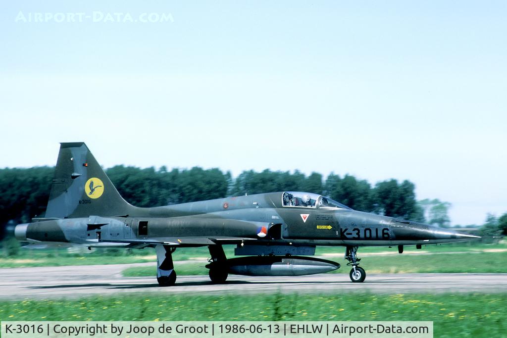 K-3016, 1970 Canadair NF-5A Freedom Fighter C/N 3016, Visit to Leeuwarden for air gunnery practise over the North Sea.