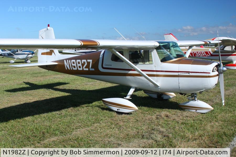 N1982Z, 1962 Cessna 150C C/N 15059782, MERFI fly-in, Urbana, Ohio
