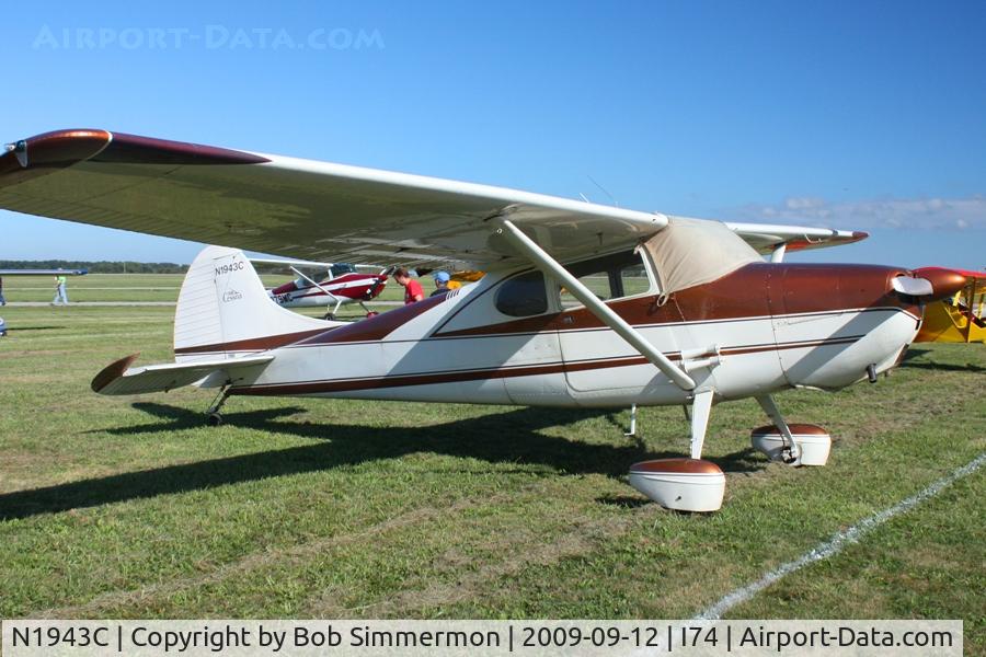 N1943C, 1953 Cessna 170B C/N 26088, MERFI fly-in, Urbana, Ohio