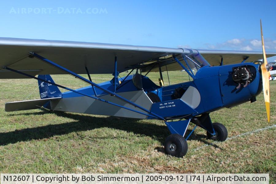 N12607, 1931 Taylor E-2 C/N 27, MERFI fly-in, Urbana, Ohio
