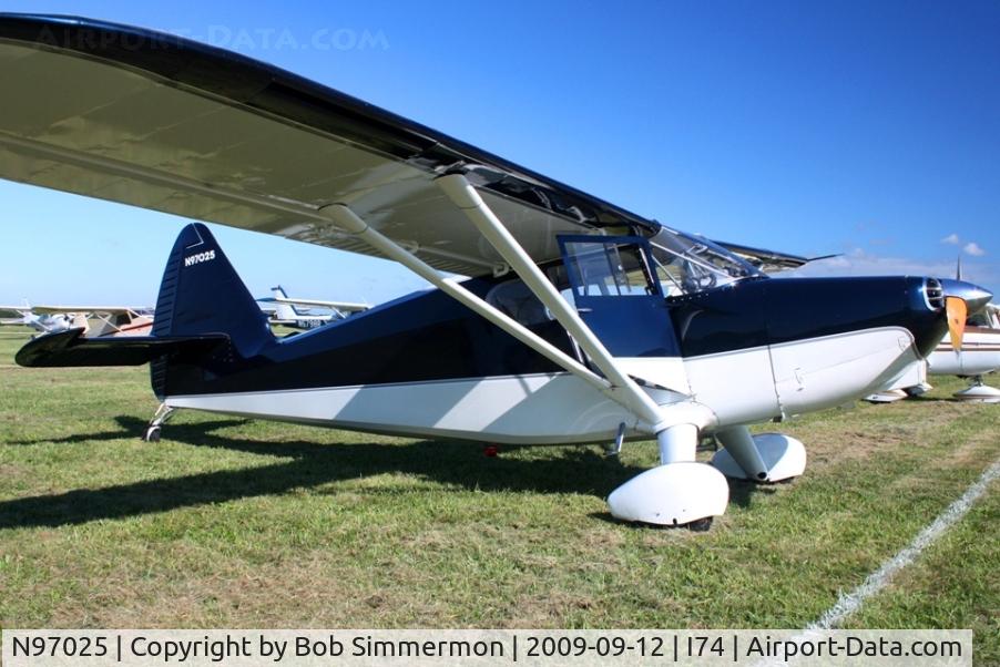 N97025, 1946 Stinson 108-1 Voyager C/N 108-1025, MERFI fly-in, Urbana, Ohio