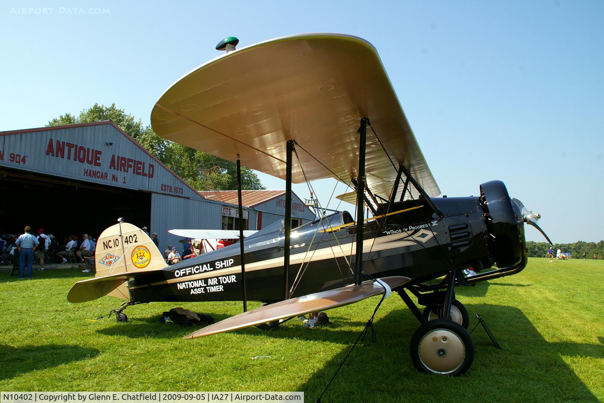 N10402, 1930 Laird LC-1B-300 C/N 188, At the Antique Airplane Association Fly In.
